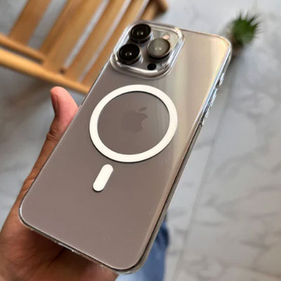 Berlia Hard MagSafe Clear Case (Anti-Yellow)